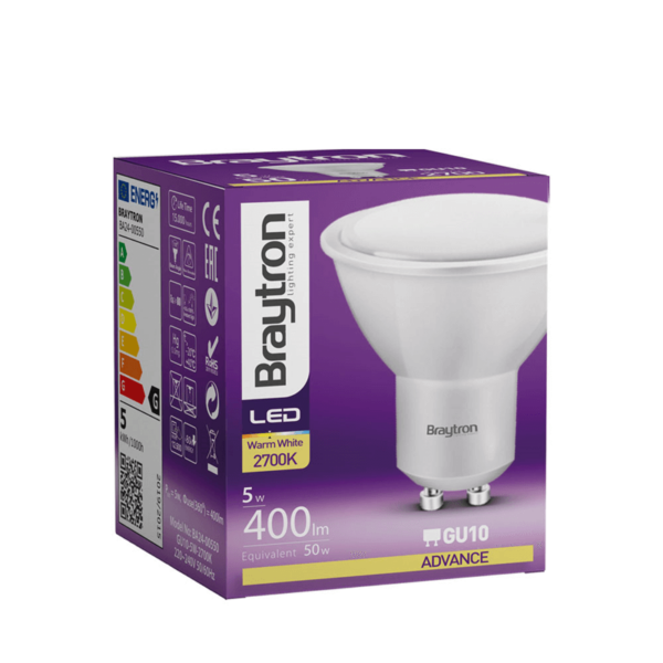 LED Žiarovka GU10 5W 2700K - Image 3