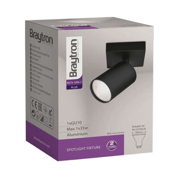 BETA bodové svetlo 1xGU10 - čierne - Image 4