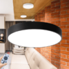 LED Stropné svietidlo BLADE 3u1 45W - Čierne okruhle na dialkove ovladanie - Image 2