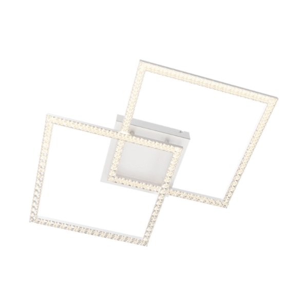 LED Stropne svietidlo CRYSTAL Biele s diaľkovým ovládaním - Image 4