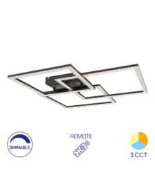 CRYSTAL čierna – 80W